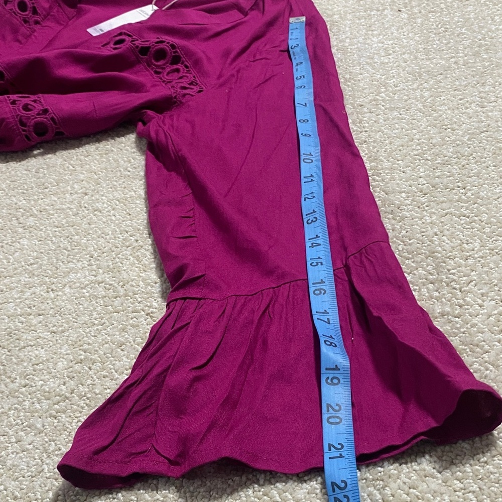 Lascana Chic Fuchsia Swim Cover-Up Size 8/10 100% viscose 100% Cotton - Picture 12 of 15